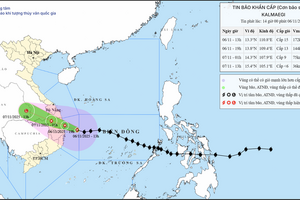 Bão Kalmaegi di chuyển nhanh, cách Quy Nhơn khoảng 150km