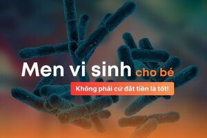 Men vi sinh cho bé: Không phải cứ đắt tiền là tốt!