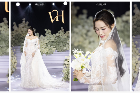 Lễ cưới sang trọng đẹp như cổ tích của Hoa hậu Đỗ Thị Hà và thiếu gia Tập đoàn Sơn Hải