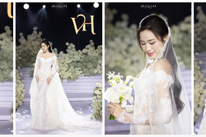 Lễ cưới sang trọng đẹp như cổ tích của Hoa hậu Đỗ Thị Hà và thiếu gia Tập đoàn Sơn Hải