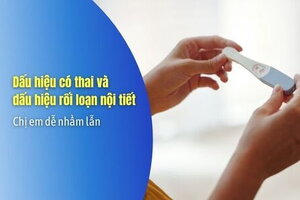 Dấu hiệu có thai và dấu hiệu rối loạn nội tiết – Chị em dễ nhầm lẫn