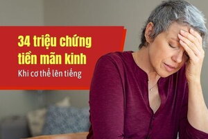 34 triệu chứng tiền mãn kinh – Khi cơ thể lên tiếng