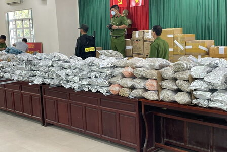 Hé lộ đường dây cần sa lớn từ trước tới nay, hơn 1 tấn hàng tuồn từ Thái Lan về Việt Nam
