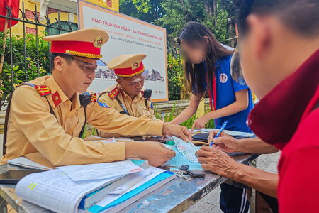 Danh sách hơn 3.000 học sinh vi phạm giao thông gửi đến Sở GD&ĐT Hà Nội