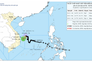 Tin bão mới nhất: Bão số 15 KOTO suy yếu thành áp thấp, biển Đông có thể xuất hiện thêm bão/áp thấp