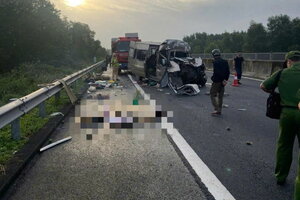 Tai nạn trên cao tốc Đà Nẵng - Quảng Ngãi, 13 người thương vong