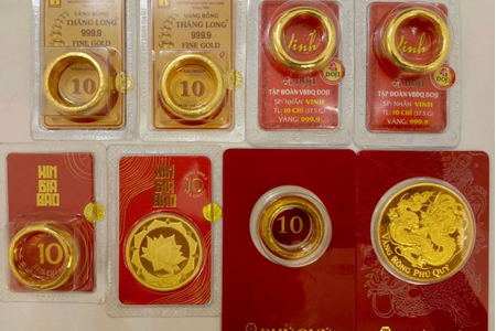 Giá vàng hôm nay (10/12): Đồng loạt giảm mạnh