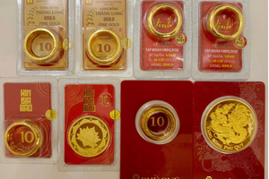 Giá vàng hôm nay (10/12): Đồng loạt giảm mạnh