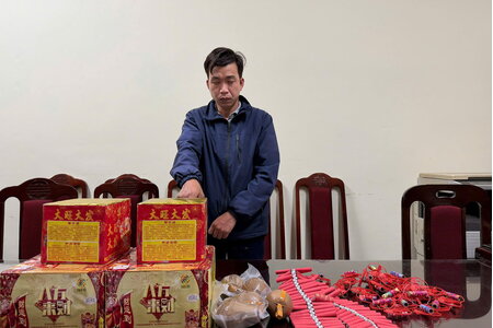 Công an Hà Nội bắt giữ 3 vụ sản xuất, buôn bán pháo nổ