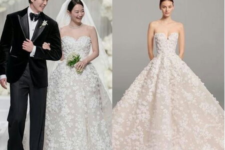 Shin Min Ah gây choáng, chi mạnh tay với váy cưới trị giá hơn 700 triệu đồng