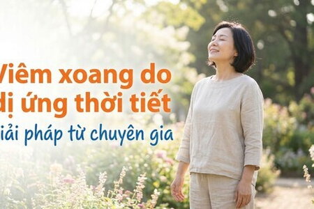 Viêm xoang do dị ứng thời tiết: giải pháp từ chuyên gia