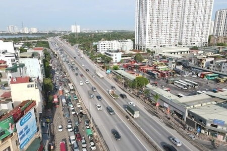 Hà Nội hạn chế xe tải lớn di chuyển vào đường Vành đai 3 trên cao