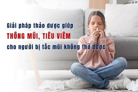 Giải pháp thảo dược giúp thông mũi, tiêu viêm cho người bị tắc mũi