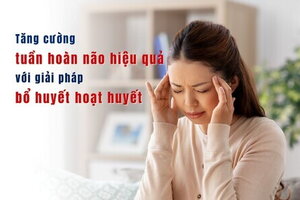 Tăng cường tuần hoàn não hiệu quả với giải pháp bổ huyết hoạt huyết