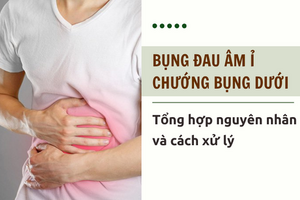 Bụng đau âm ỉ chướng bụng dưới: Tổng hợp nguyên nhân và cách xử lý