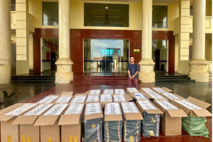 Quảng Trị: Bắt giữ xe ô tô vận chuyển 12.500 bao thuốc lá nhập lậu