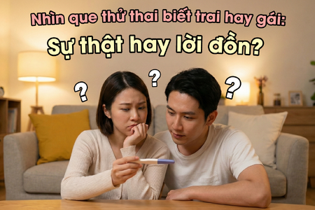 Nhìn que thử thai biết trai hay gái: Sự thật hay lời đồn?