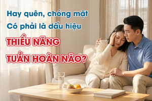 Hay quên, chóng mặt có phải là dấu hiệu thiểu năng tuần hoàn não?