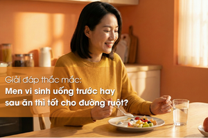 Giải đáp thắc mắc: Men vi sinh uống trước hay sau ăn thì tốt