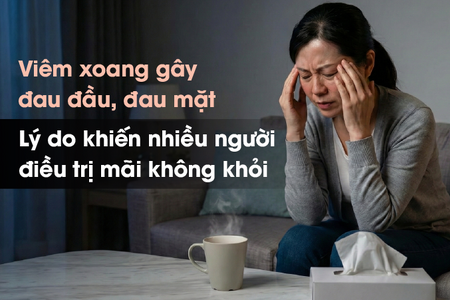 Viêm xoang gây đau đầu, đau mặt – lý do điều trị mãi không khỏi