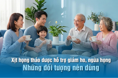Xịt họng thảo dược hỗ trợ giảm ho ngứa họng những đối tượng nên dùng