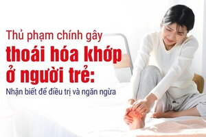 Thủ phạm chính gây thoái hóa khớp ở người trẻ: Nhận biết để điều trị