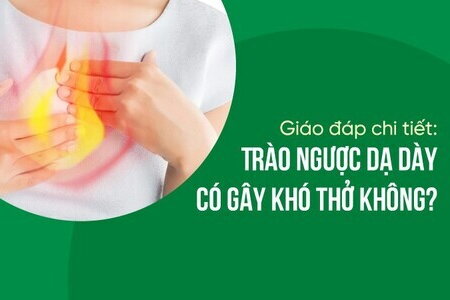 Giáo đáp chi tiết: Trào ngược dạ dày có gây khó thở không?