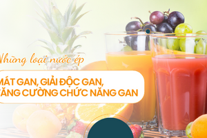  Những loại nước ép mát gan, giải độc gan, tăng cường chức năng gan