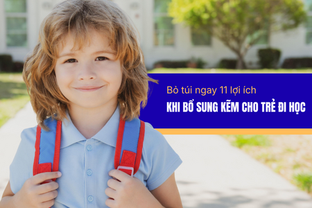 Bỏ túi ngay 11 lợi ích khi bổ sung kẽm cho trẻ đi học