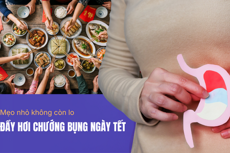 Mẹo nhỏ không còn lo đầy hơi chướng bụng ngày Tết