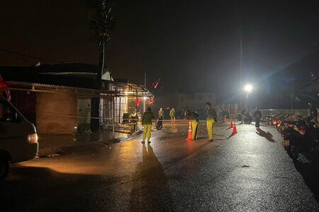 Nghi án nổ mìn do mâu thuẫn khiến hơn 10 người nhập viện