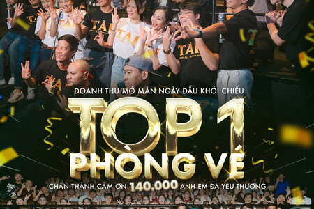 'TÀI' bất ngờ vượt mặt 'Thỏ Ơi', dẫn đầu phòng vé ngày đầu ra mắt