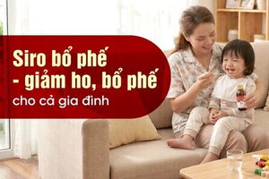 Siro bổ phế - giảm ho, bổ phế cho cả gia đình