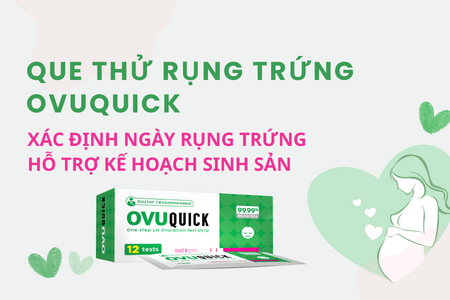 Que thử rụng trứng OVUQUICK: xác định ngày rụng trứng