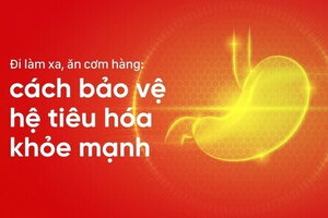 Đi làm xa, ăn cơm hàng: cách bảo vệ hệ tiêu hóa khỏe mạnh