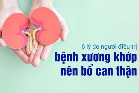 6 lý do người điều trị bệnh xương khớp nên bổ can thận