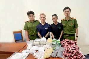 Ba đối tượng vận chuyển, mua bán hơn 25,5kg ma túy