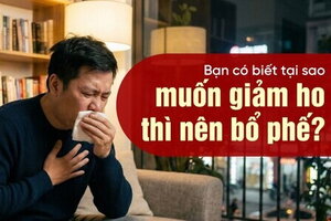 Bạn có biết tại sao muốn giảm ho thì nên bổ phế?