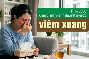 Thảo dược giúp giảm nhanh đau rát mũi do viêm xoang
