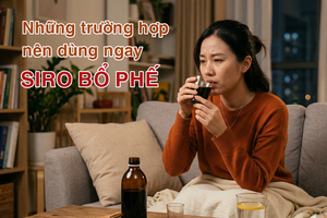Những trường hợp nên dùng ngay siro bổ phế