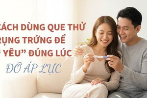 Cách dùng que thử rụng trứng để "yêu" đúng lúc, đỡ áp lực