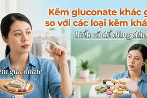 Kẽm gluconate khác gì so với các loại kẽm khác - hiểu rõ để dùng đúng