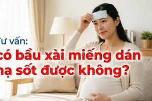 Tư vấn: có bầu xài miếng dán hạ sốt được không?