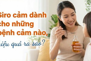 Siro cảm dành cho những bệnh cảm nào, hiệu quả ra sao?