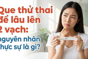 Que thử thai để lâu lên 2 vạch: nguyên nhân thực sự là gì?