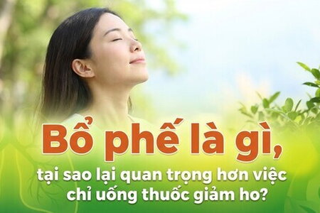 Bổ phế là gì, tại sao lại quan trọng hơn việc chỉ uống thuốc giảm ho?
