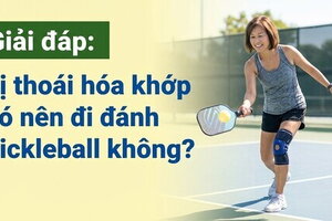 Giải đáp: bị thoái hóa khớp có nên đi đánh pickleball không?