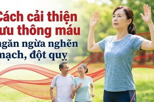 Cách cải thiện lưu thông máu, ngăn ngừa nghẽn mạch, đột quỵ