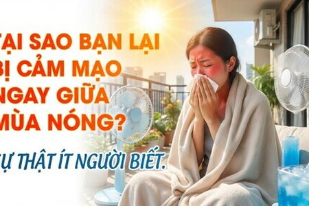 Tại sao bạn lại bị cảm mạo ngay giữa mùa nóng? sự thật ít người biết