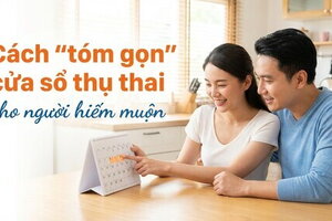 Cách "tóm gọn" cửa sổ thụ thai cho người hiếm muộn